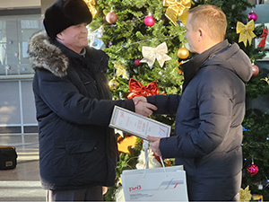 Сегодня мы поздравили юбилейного пассажира "Орлана"