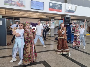 В канун Дня защитника Отечества мы поздравили жителей региона!